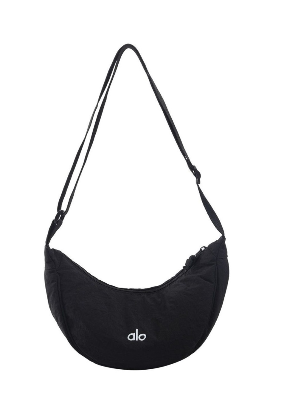 ALO Yoga Black Crescent Sling Shoulder Bag